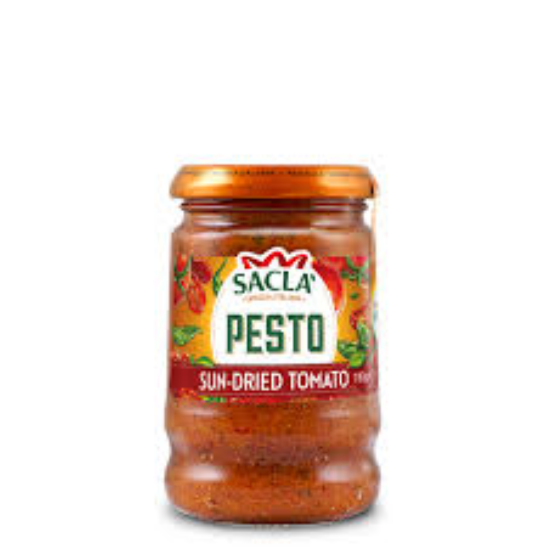 ECO SUN-DRIED CHERRY TOMATO PESTO BASIL 170G